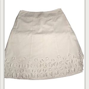 Tribal Skirt Size 6 Women’s White Length 23in NWT